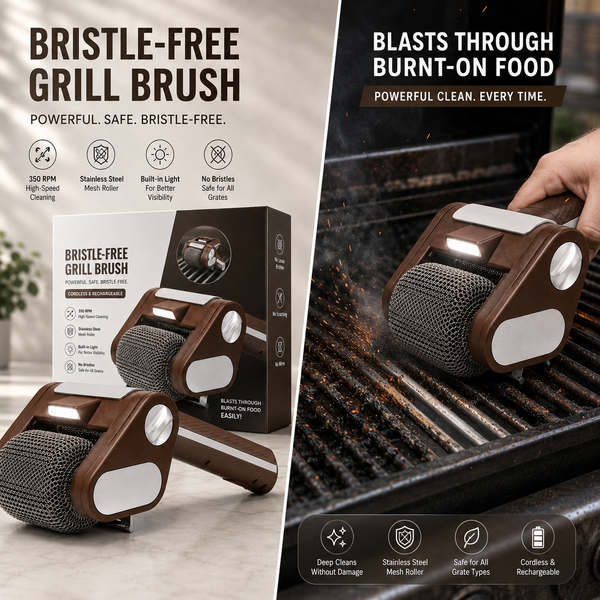 Spinning Grill Brush