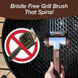 Portable Electric Barbecue Grill Brush Powerful Rotating Bristles Rechargeable Handheld Cleaner for Easy Outdoor Grate